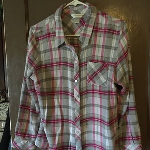 Christopher and Banks Size XL Flannel Shirt